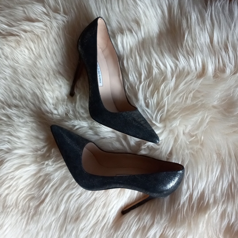 Manolo Blahnik BB Pump sz 37/7 - Picture 4 of 10